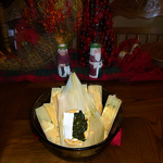 Spinach and Cheese Tamale